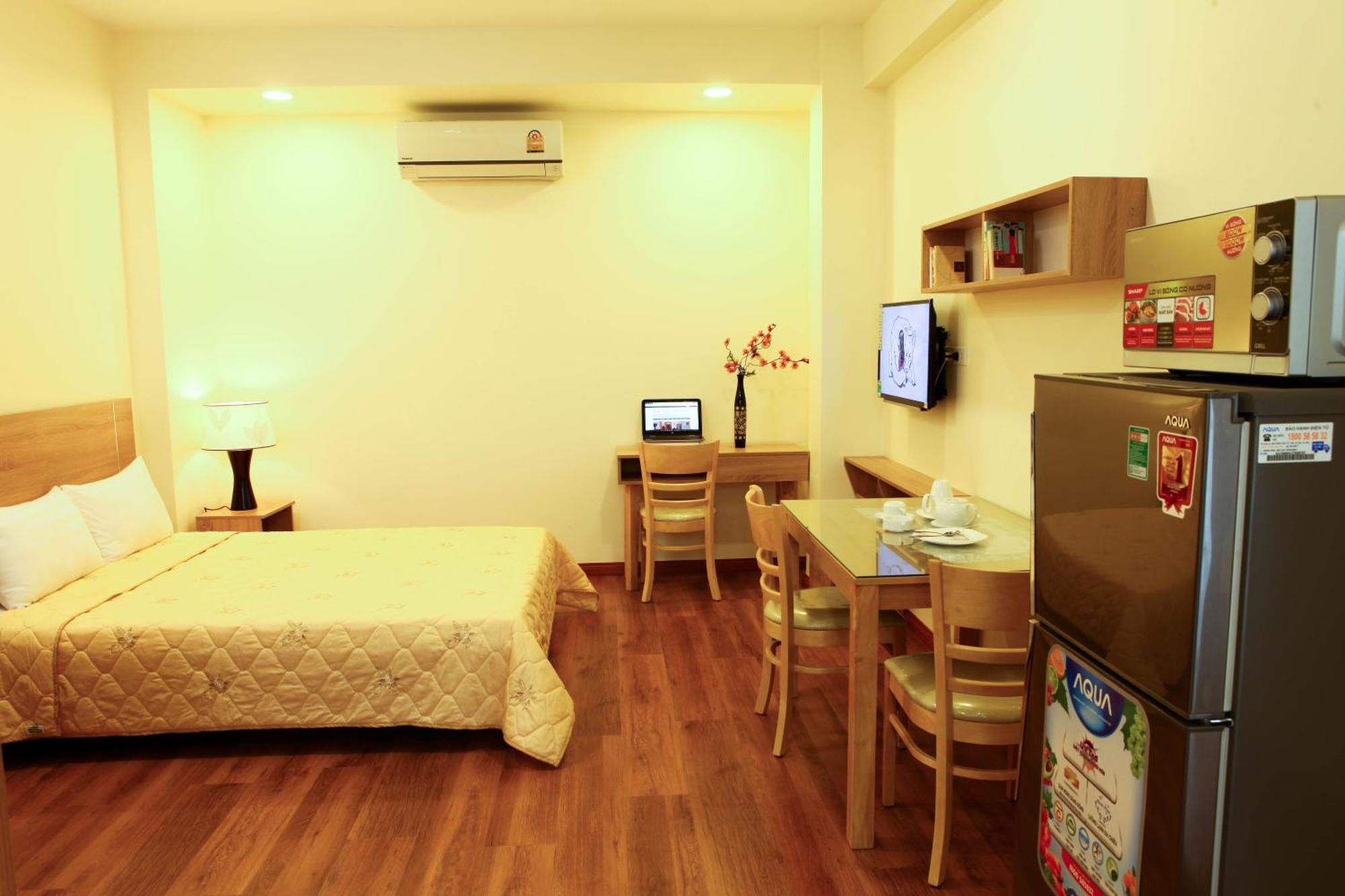 The Green View V Hotel & Serviced Apartment โฮจิมินห์ซิตี้ ภายนอก รูปภาพ